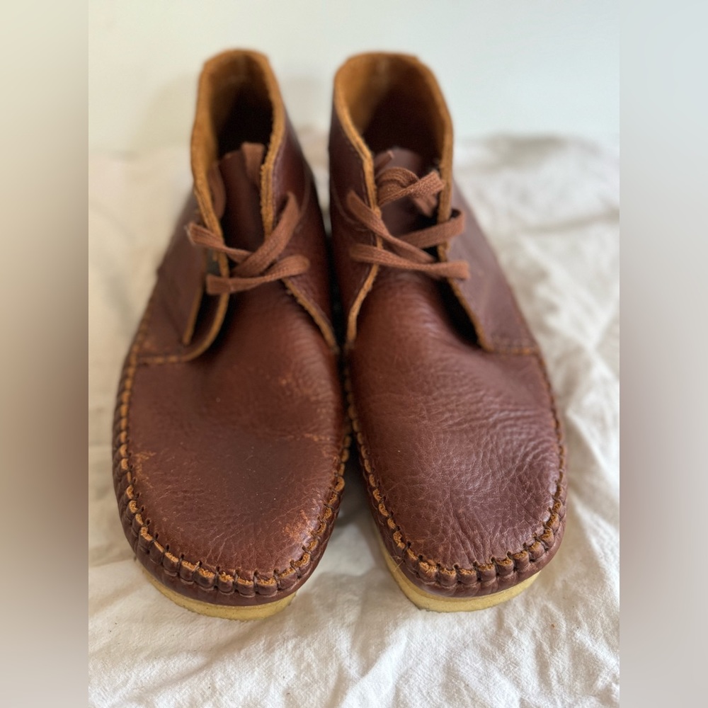 Clark’s Brown Leather Boots US 10 - Shoes New